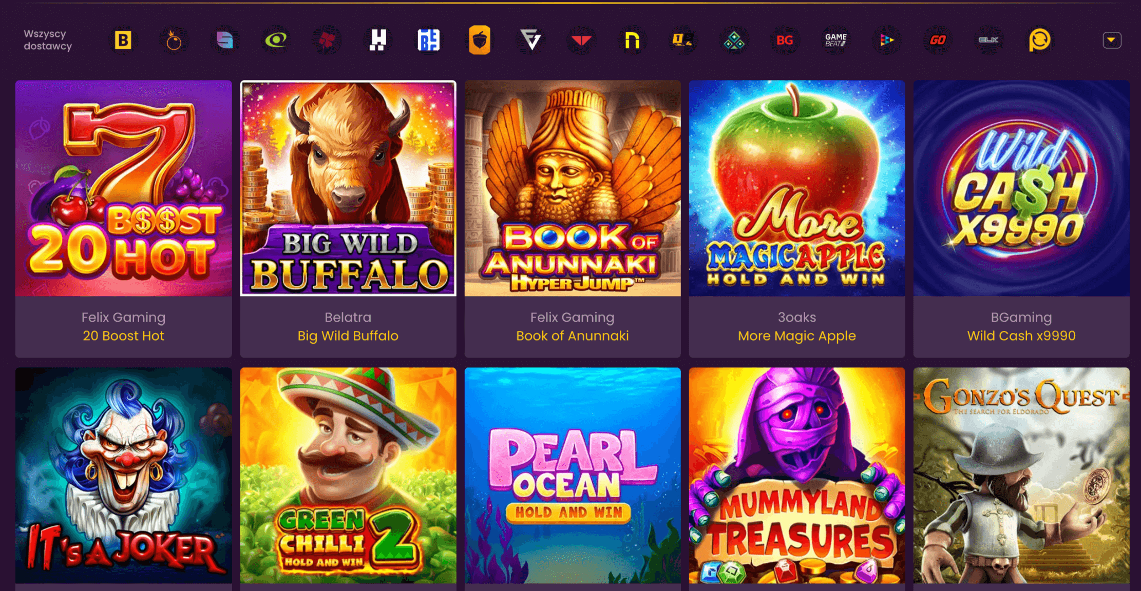 Bizzo Casino Games