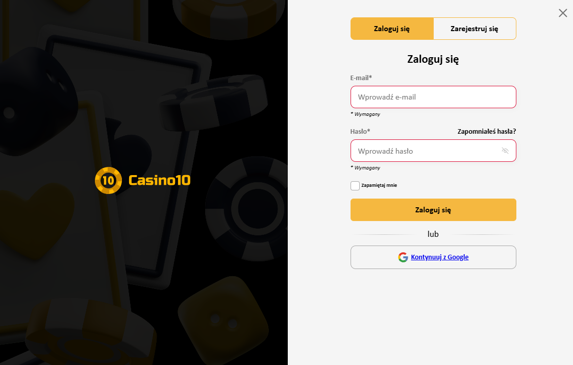 Kasyno Polska logowanie